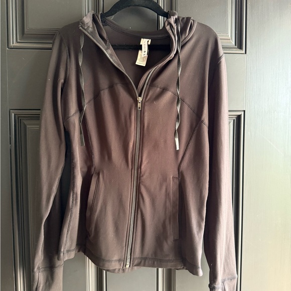 Women's Black Zip-Up Hoodie Jacket - Picture 1 of 5